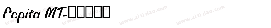 Pepita MT字体转换